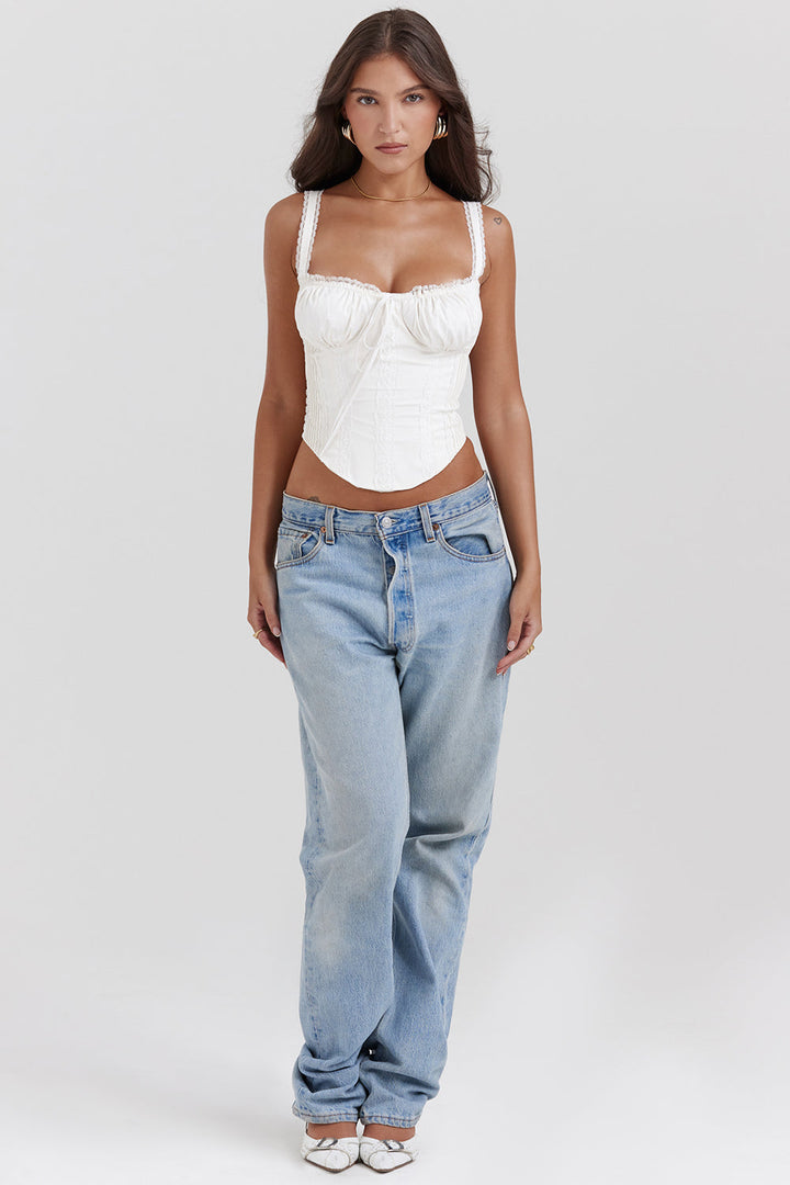 Fem | Corset Top met Kant Details