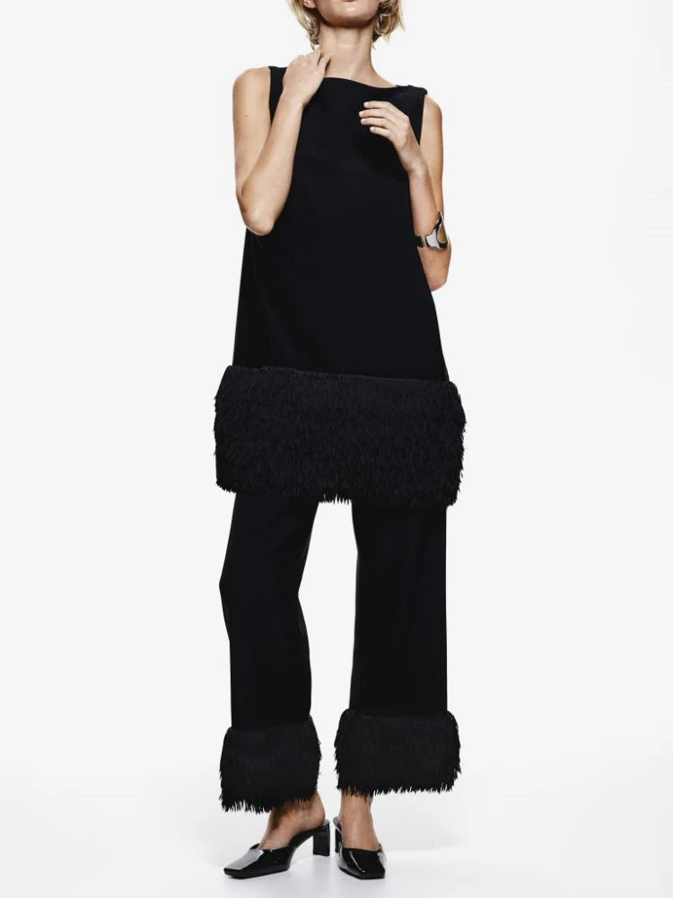 Feline | Blouse met Minimalistisch Design en Oversized Fit