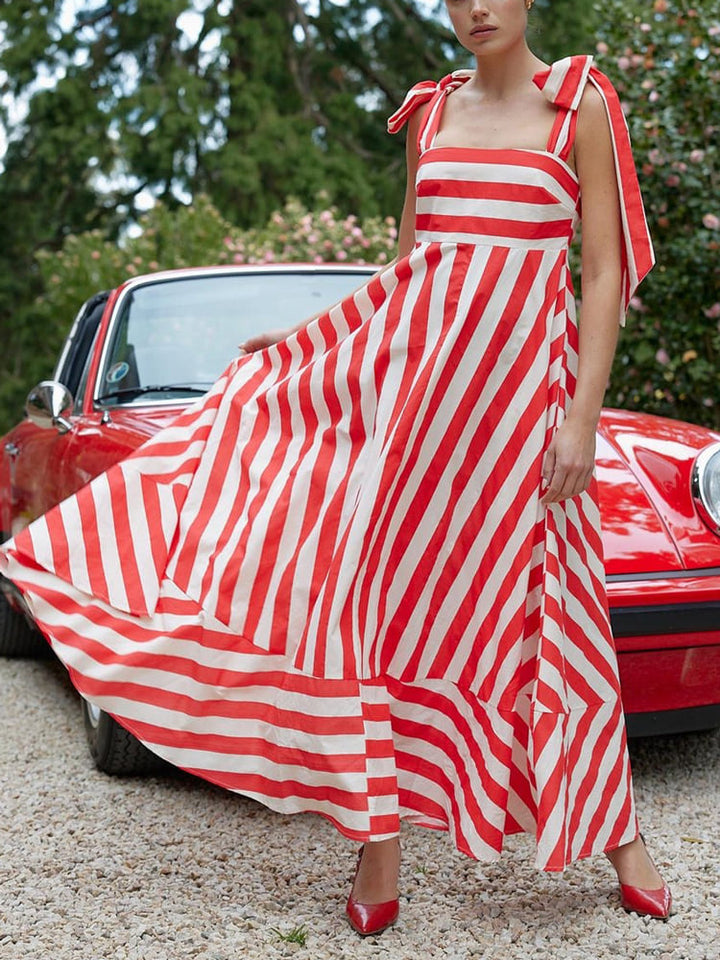 Rosalie | Gestreepte Maxi Jurk