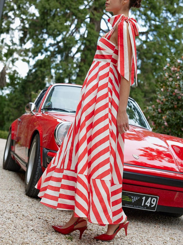Rosalie | Gestreepte Maxi Jurk