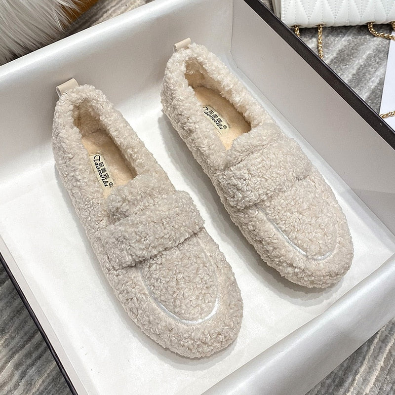 Luna | Cozy Teddy Loafers