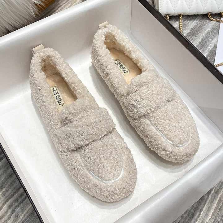 Luna | Cozy Teddy Loafers