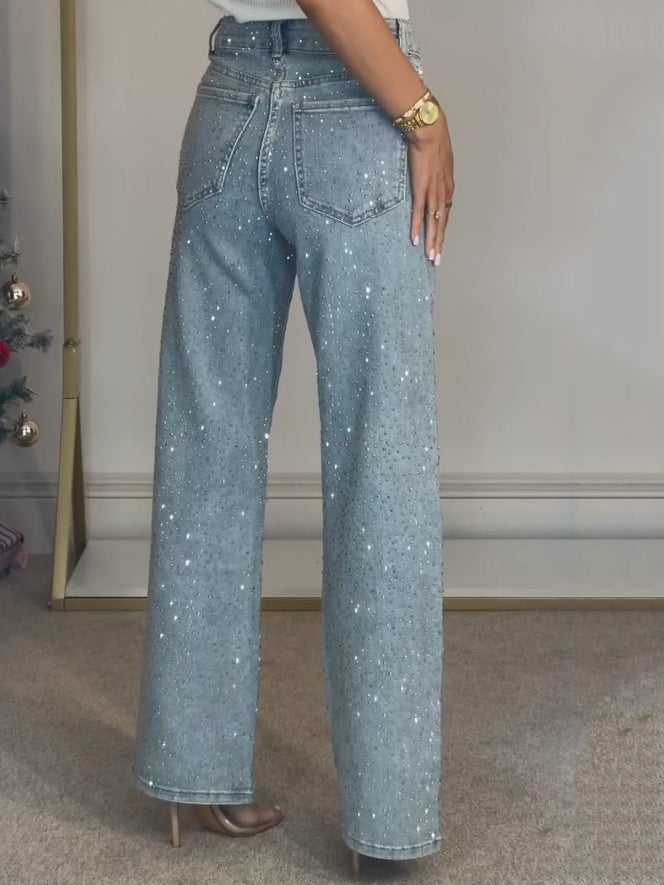 Nova | Sparkle Straight Jeans