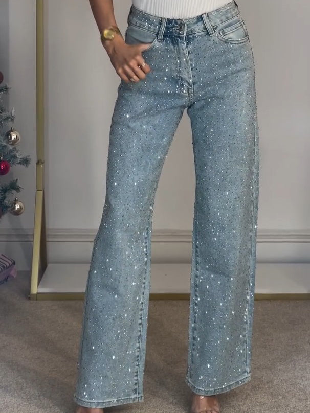 Nova | Sparkle Straight Jeans
