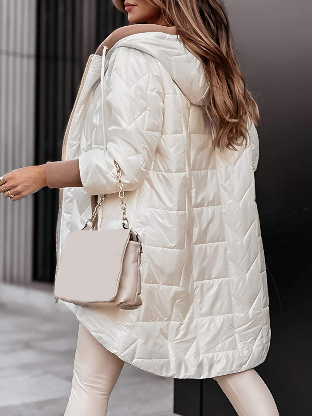 Elise | Quilted Hooded Coat
