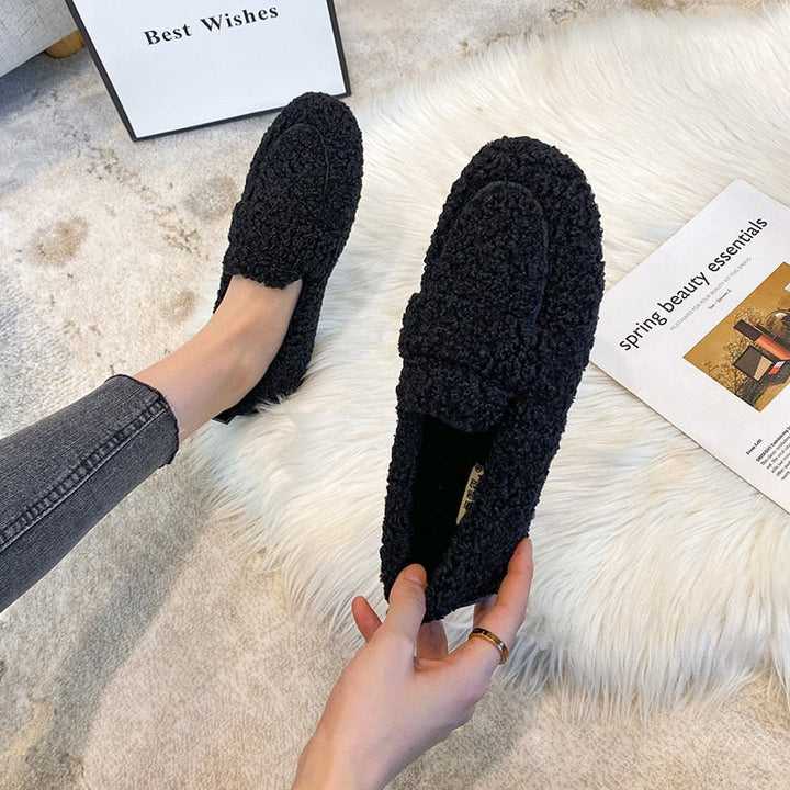 Luna | Cozy Teddy Loafers