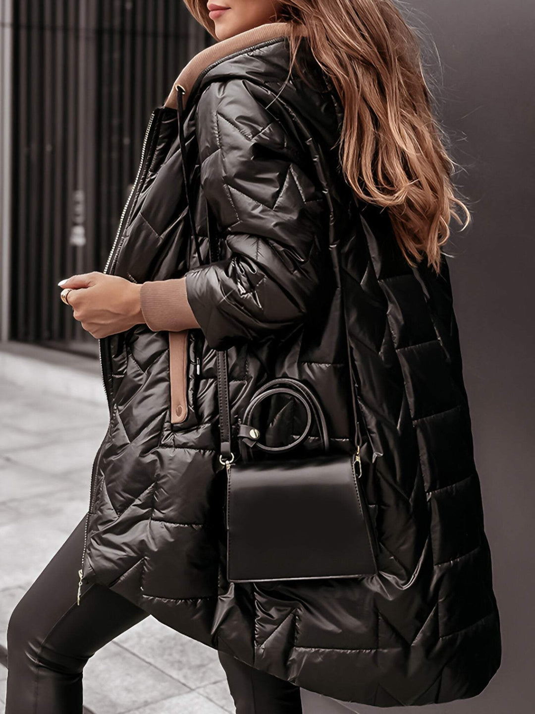 Elise | Quilted Hooded Coat