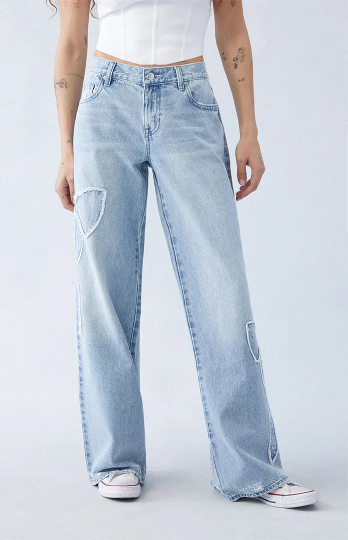 Livia | Wide Leg Bow Jeans