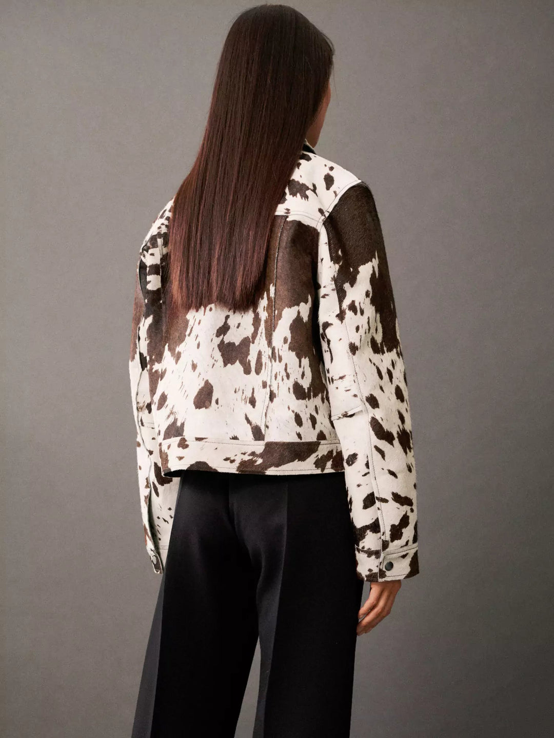 Sienna | Cow Print Jacket