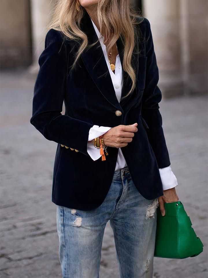 Marlies | Luxe Fluwelen Blazer