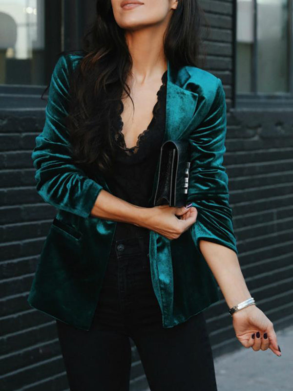 Zoë | Velvet Blazer