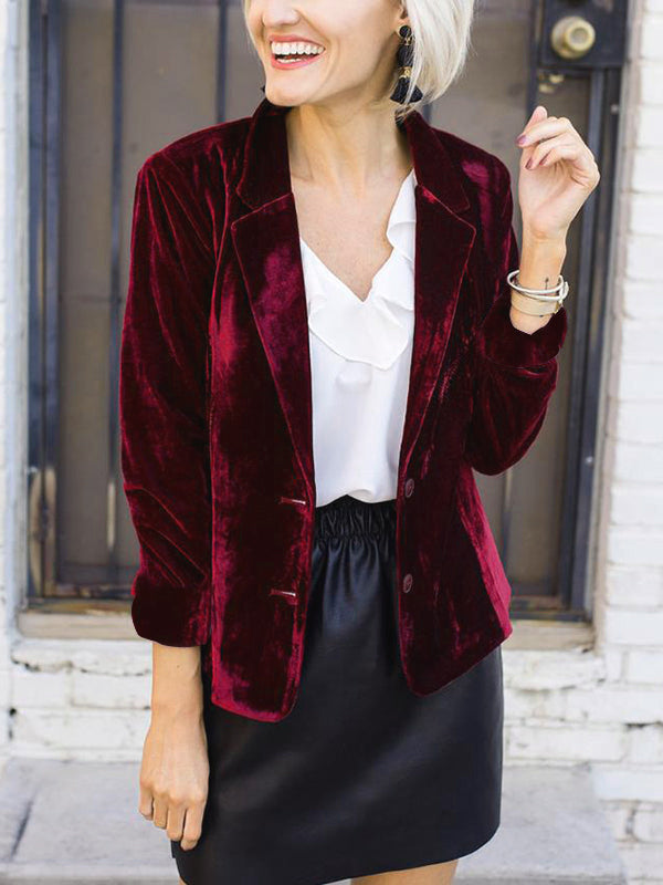 Zoë | Velvet Blazer