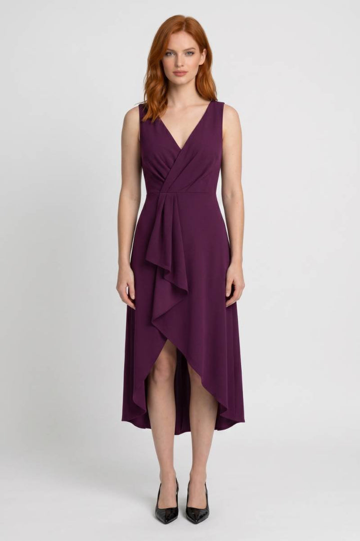 Sophie | Asymmetrische Wikkeljurk met V-Hals