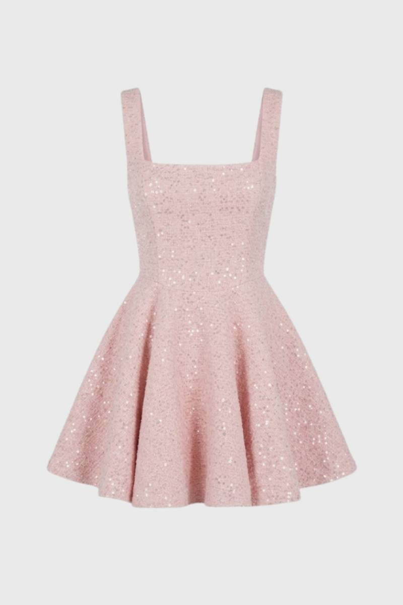 Lena | Sparkle A-Lijn Mini Jurk
