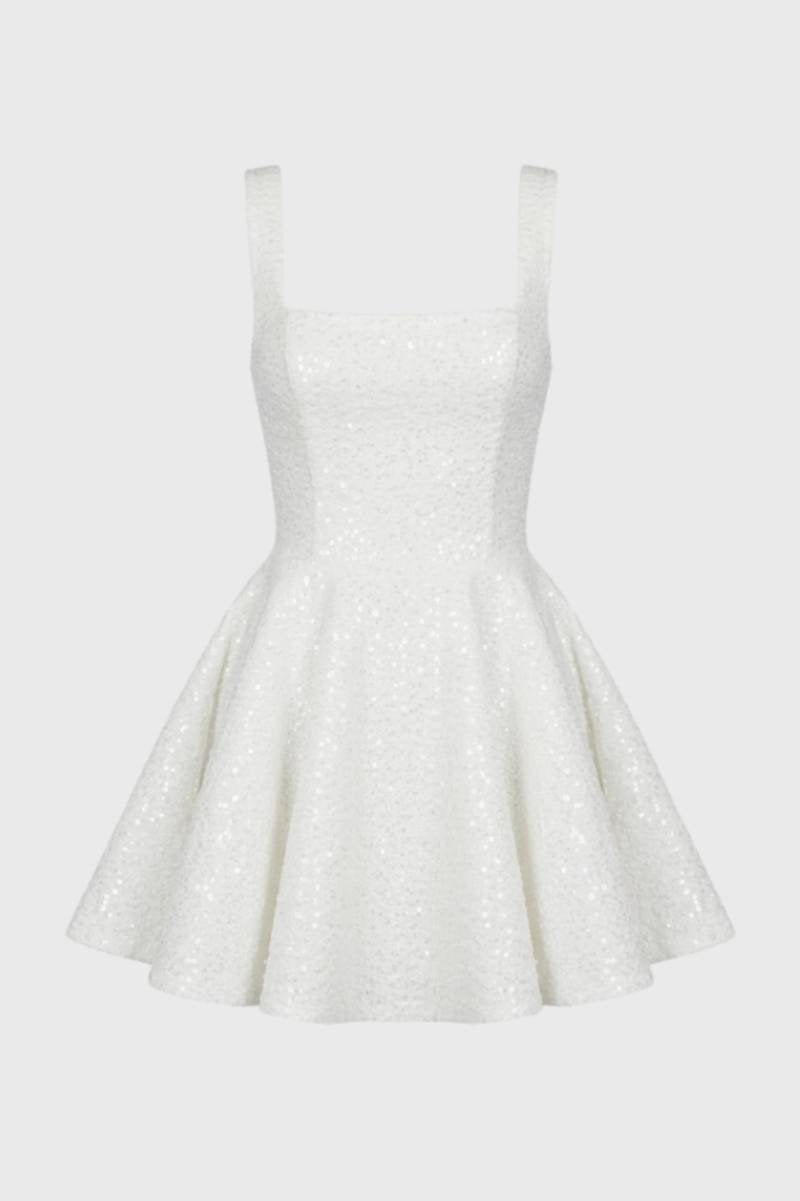 Lena | Sparkle A-Lijn Mini Jurk
