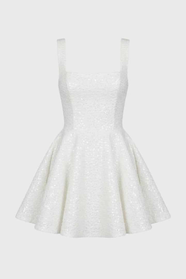 Lena | Sparkle A-Lijn Mini Jurk