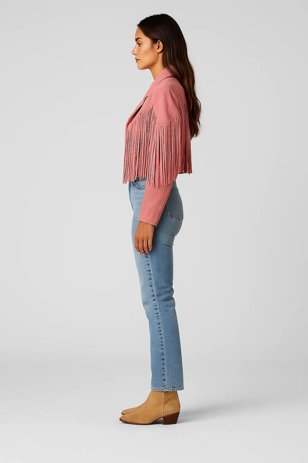 Livia | Fringe Cropped Jacket