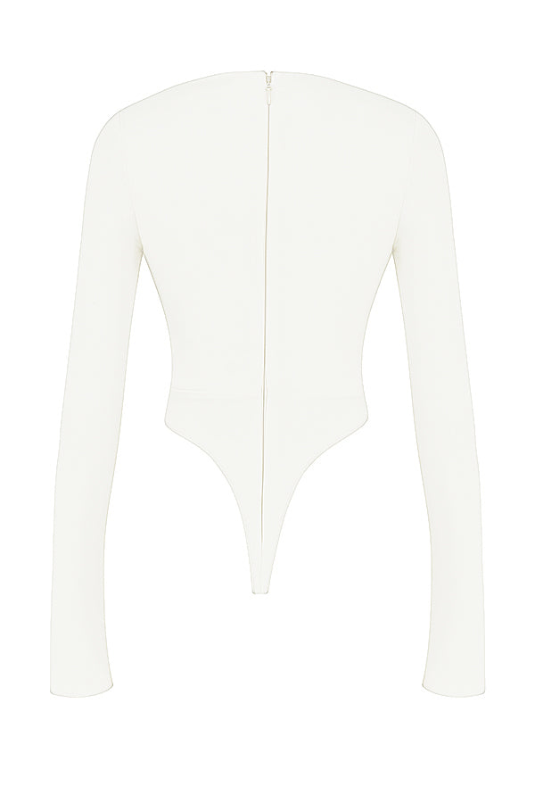Flora | Cut-Out Top met Lange Mouwen