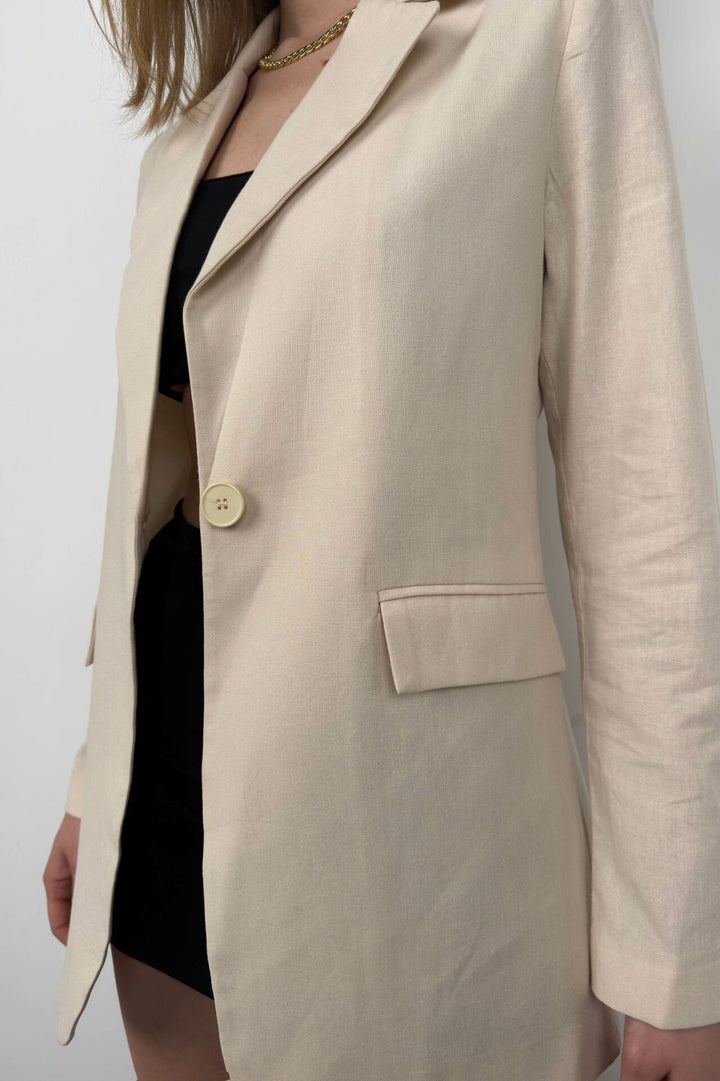 Isa | Elegante Blazer in Beige